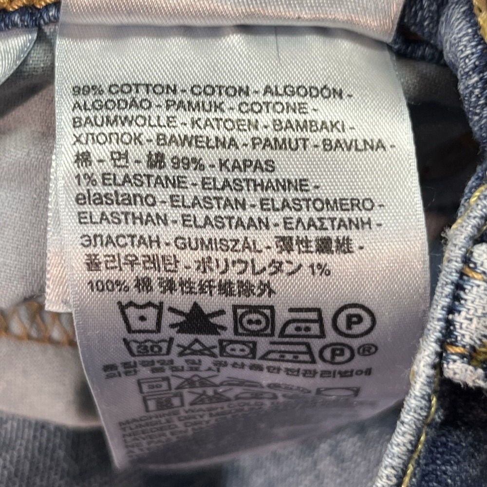 Levis 505 Jeans Mens 32x32 Blue Straight Leg Medium Wash Denim Pants EUC - Picture 8 of 9